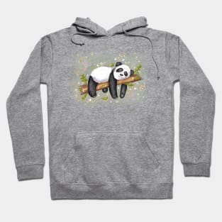 Cute fluffy panda. Hoodie